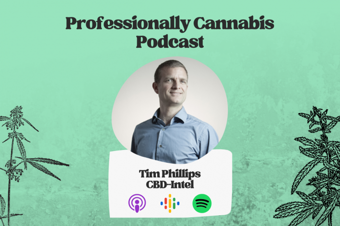Professionally Cannabis Podcast - Tim Phillips CBD-Intel - GCI Content Hub (1200 × 800px)
